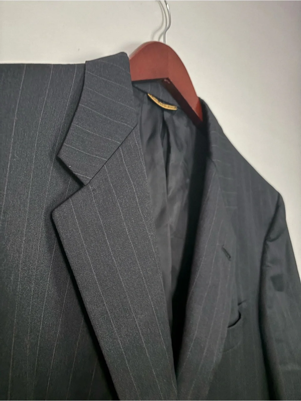 Hart Schaffner Marx Gold Trumpeter Gray Pinstripe Blazer XXL Nordstrom